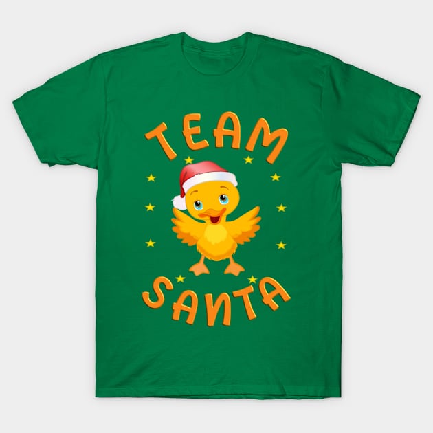 Team Santa Duckling T-Shirt by madrigenum